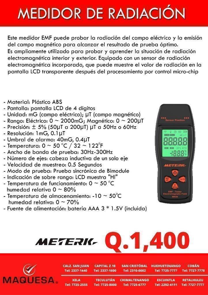 MEDIDOR DE RADIACIÓN