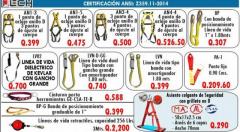 EQUIPOS CERTIFICADOS PARA TRABAJOS EN ALTURA