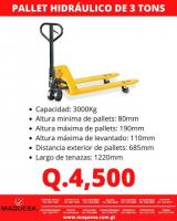 PALLET HIDRÁULICO 3 TONELADAS