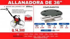 ALLANADORA DE CONCRETO DE 36